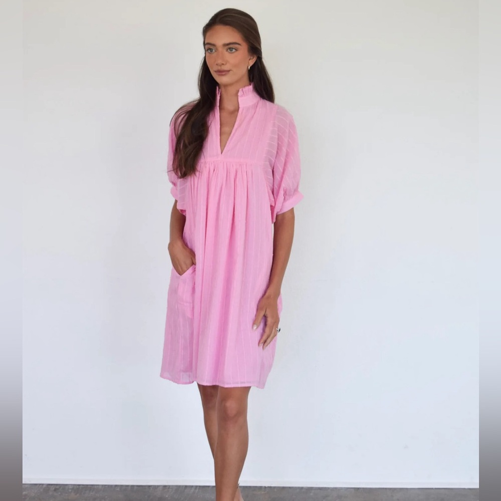 NWT Never a Wallflower high neck pink dress size XS $298